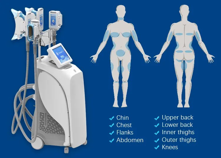 Máquina de congelación de grasa Coolplas 360, máquina de pérdida de peso adelgazante corporal